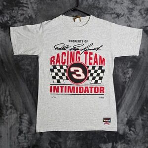 Nutmeg Dale Earnhardt Racing Team Mens Medium Gray Intimidator NASCAR T-Shirt